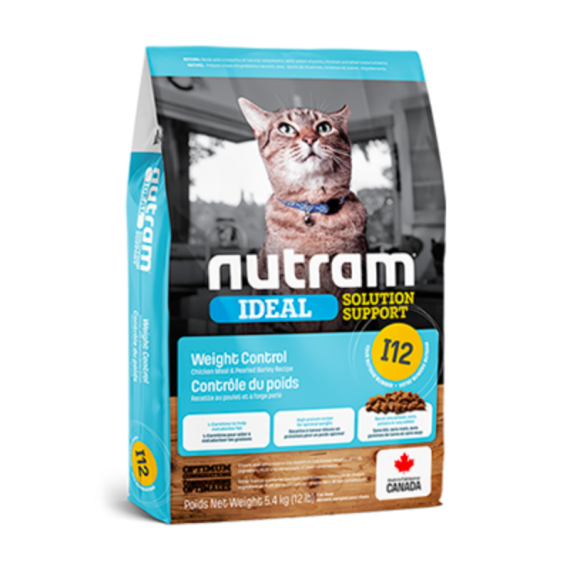 Nutram紐頓 I12 IDEAL 控制體重貓糧 5.4 KG