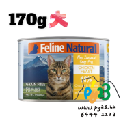 F9 Feline Natural Chicken Feast 雞肉盛宴 雞肉貓罐頭 170G(大)(黃)