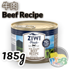 ZiwiPeak巔峰 鮮肉 牛肉無穀物配方貓罐頭 185G(大)(主)