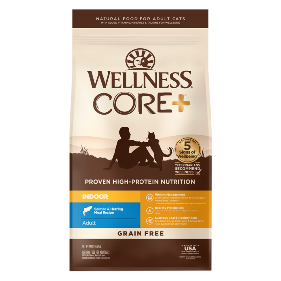 Wellness CORE 室內 海洋魚無穀物配方貓糧 5 LB