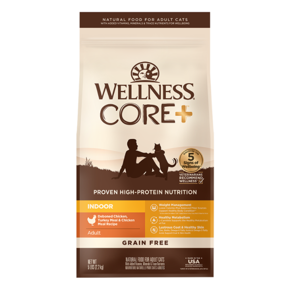 Wellness CORE 室內 無穀物配方貓糧 5 LB