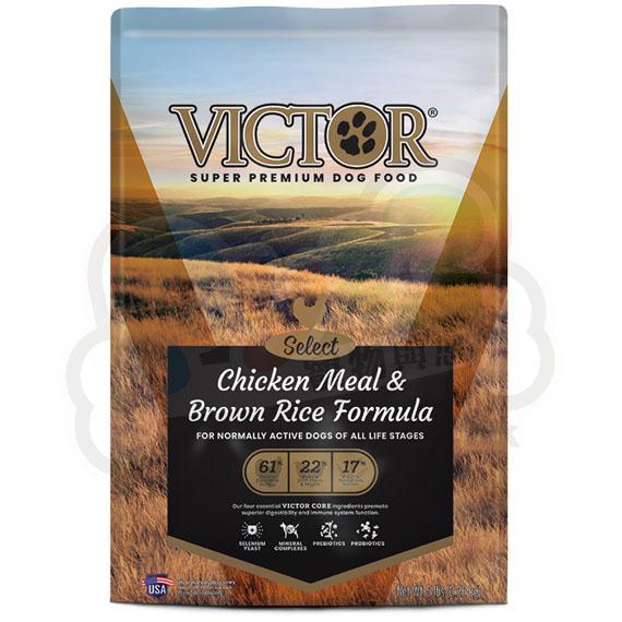 VICTOR Select 雞肉 羊肉糙米營養配方狗糧40 LB