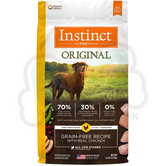 Instinct本能 ORIGINAL 22.5 LB雞肉無穀物配方狗糧