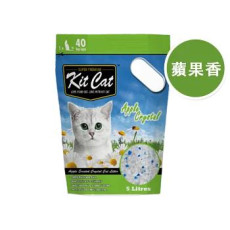 Kit Cat 高品質消臭 水晶貓砂 蘋果香味5L