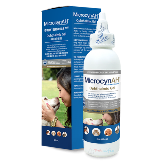 MicrocynAH麥高臣 寵物神仙洗眼啫喱90ml