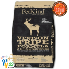 PET KIND 鹿肉 無穀物配方狗糧 6 LB