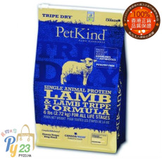 PET KIND 羊草胃 羊肉 無穀物配方狗糧 25 LB