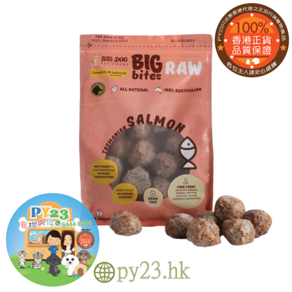 Big Dog BIG bites 生肉皮膚護理脫水配方狗糧490g