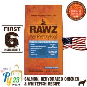 RAWZ 全犬  雞肉 三文魚 白肉魚配方脫水狗糧 20 LB