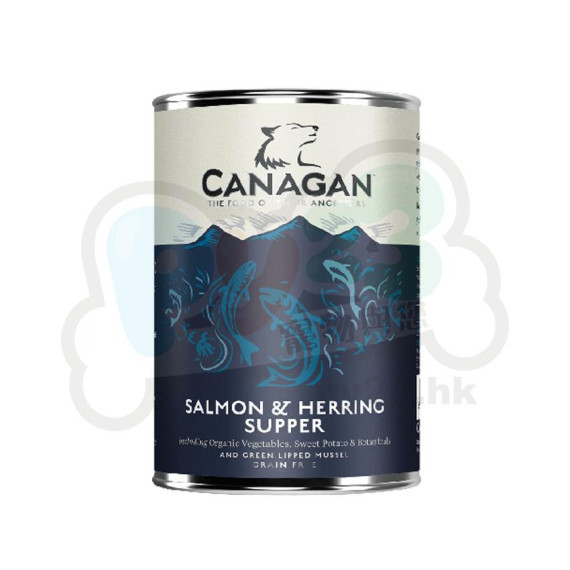 Canagan 三文魚及鯡魚配方 狗濕糧 400g