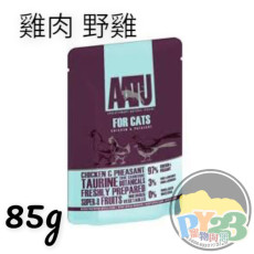 AATU奧圖 雞肉 野雞 全貓配方貓糧 85G(細) (藍) 