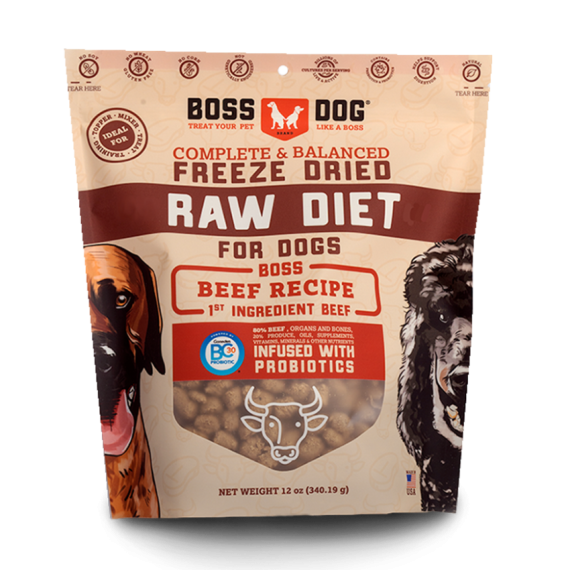 Boss Dog 優質凍乾牛肉狗糧 12oz