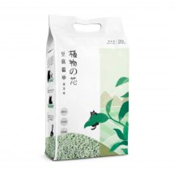 植物之芯豆腐砂 綠茶 特大包裝20L(綠)