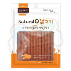 Natural O韓國 雞肉條100g