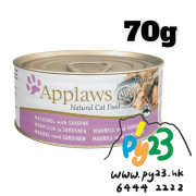 Applaws愛普士 鯖魚 沙丁魚貓罐頭 70g(細)(副)