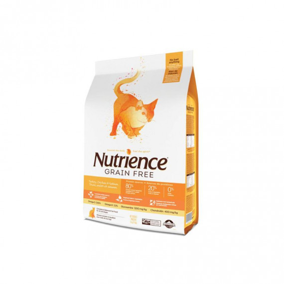 Nutrience紐翠斯 全貓 火雞 雞肉 鯡魚 無穀物配方2.5 KG/5.5 LB