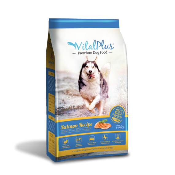 VITALPLUS 高級狗糧三文魚 18KG