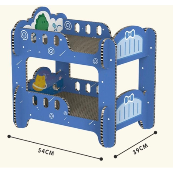 雙層碌架床 貓抓貓玩具