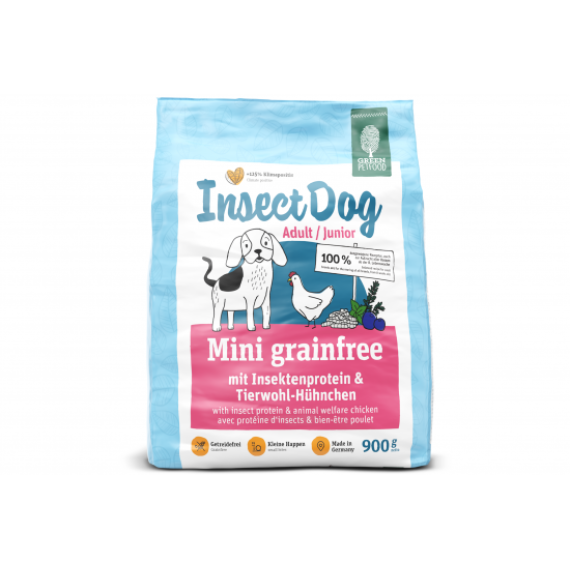 Green Pet Food 蟲製防敏感小型及幼狗糧 4.5kg (900gX5)