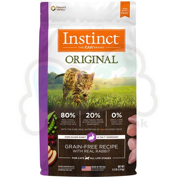 Instinct本能 ORIGINAL 10 LB兔肉無穀物配方貓糧