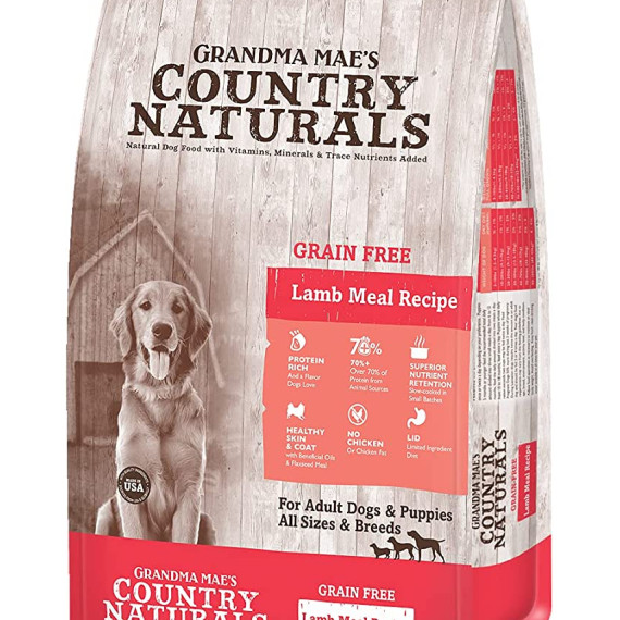 COUNTRY NATURALS 全犬 羊肉 防敏 精簡無穀物配方狗糧 25 LB