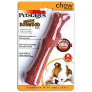 美國Petstages 燒烤味耐咬木頭潔齒骨(中) [ 美國製造]