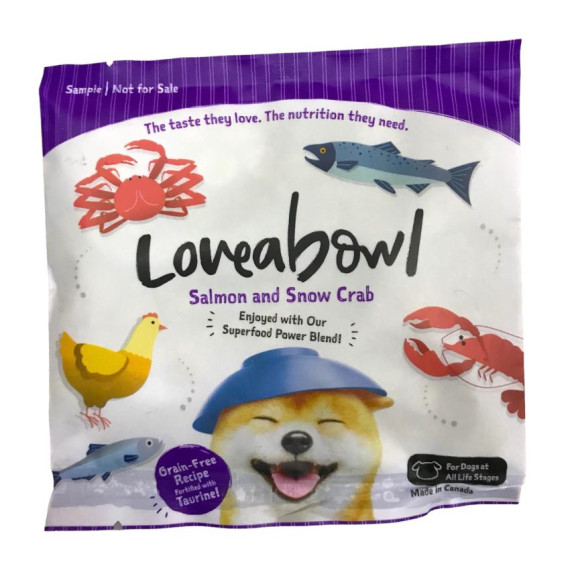 Loveabowl 無穀物全犬糧 雪蟹三文魚海鮮配方試食裝(送完即止)