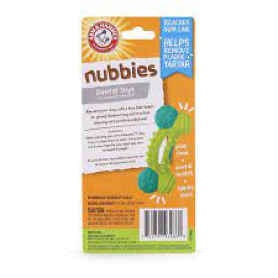 Nubbies 青蘋果味骨頭型潔齒磨牙牙膠玩具