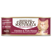 COUNTRY NATURALS 雞肉豚肉滋味肉泥配方貓罐頭 5.5oz(大)(主) Chicken & Pork Dinner