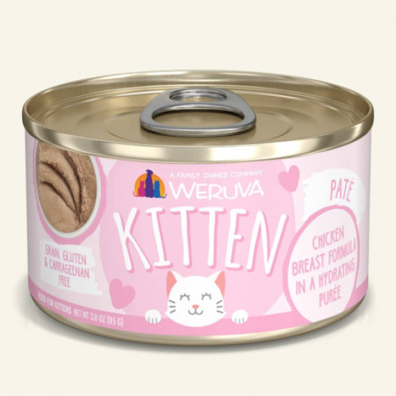 Weruva 唯美味 Kitten 幼貓 雞胸 肉泥罐 3oz