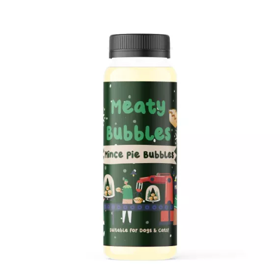 Meaty Bubbles 聖誕限定 英式聖誕甜批（果味）寵物聖誕泡泡水 150ML