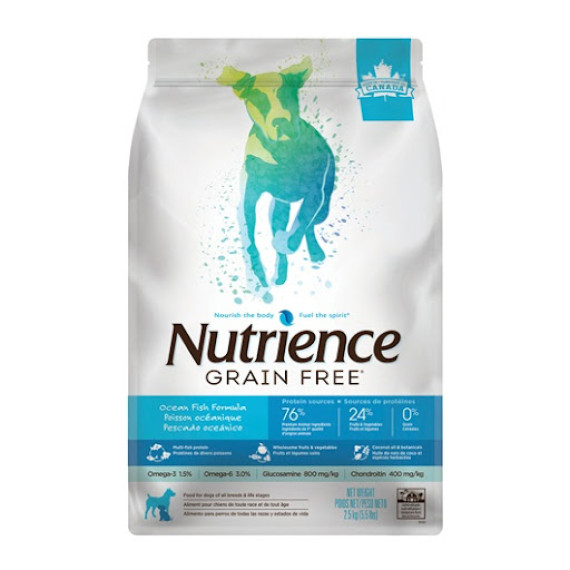 Nutrience紐翠斯 grain free 全犬 雞肉 火雞 鯡魚無穀物配方狗糧 2.5KG