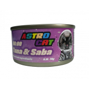 ASTRO CAT 無穀物肉絲湯罐 08:00 TUNA & SABA 沙巴魚+吞拿魚 70G