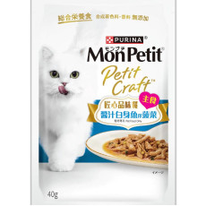 PURINA® MON PETIT® 匠心品味餐醬汁白身魚伴菠菜40克