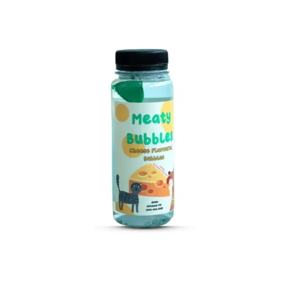 (2折)Meaty Bubbles  香濃芝士 寵物吹泡泡   150ML(EXP：2025年2月)